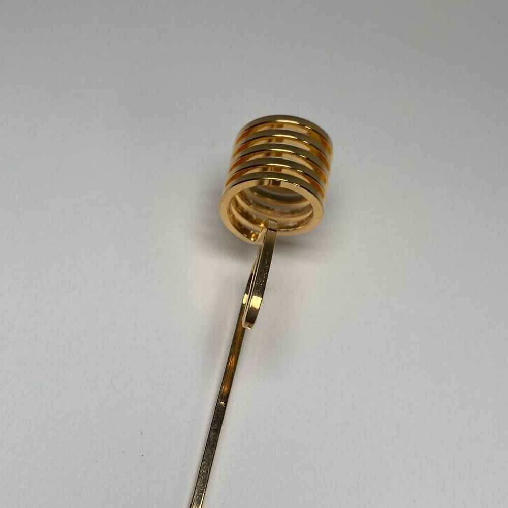 Georg Jensen Gold Plated Candleholder Drum design by Andreas Made in Denmark - Picture 2 of 11